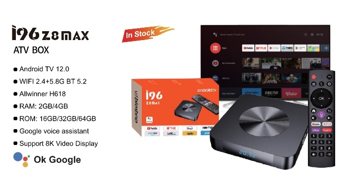 i96 Z8max Android Box TV